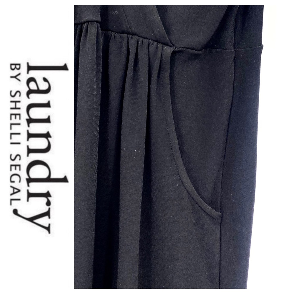 💕SALE💕 Laundy by Shelli Segal Black Dress - Picture 6 of 9
